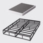 King Size Box Spring and Cover Set, 10 Inch High Profile Metal