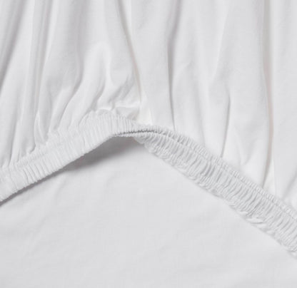 Queen Cotton Jersey Sheet Set, White - Threshold