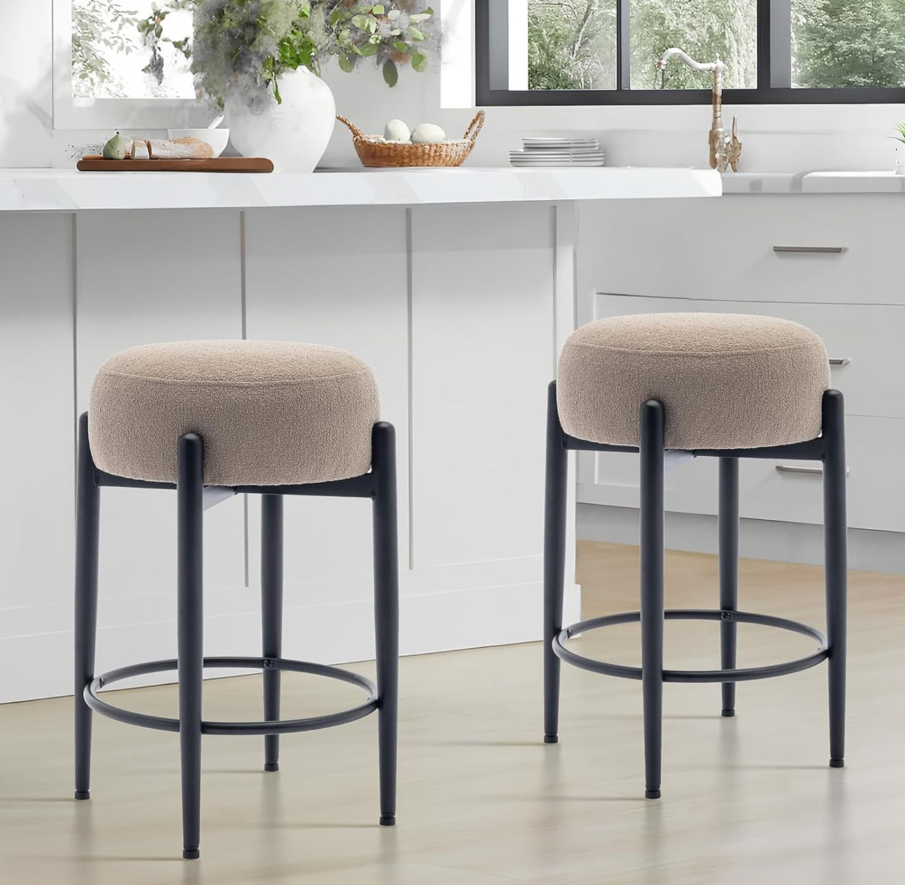 Counter Height Stools Set of Two, Modern Brand: COLAMY