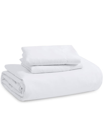 Queen Bedsure Cotton Duvet Cover Set - 100% Cotton, White Duvet Cover