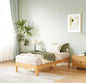 Twin Platform Bed Natural Bamboo Frame 12” Tall Brand: ZIYOO