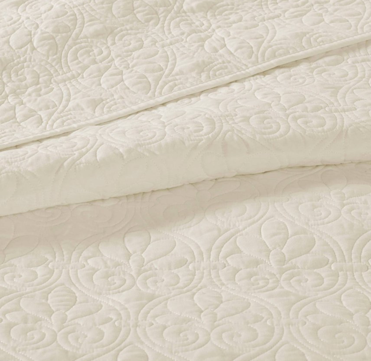 King Quilt Madison Park, Ivory