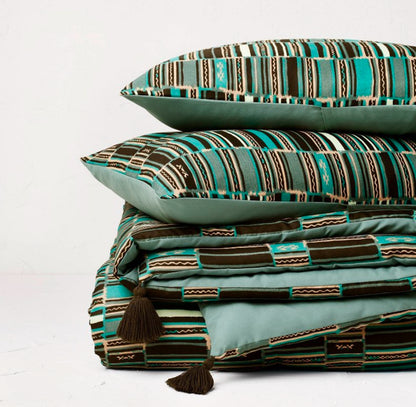 Jungalow Sun in the Water Comforter & Sham Set Teal - Opalhouse designed with Jungalow Twin/twin xl