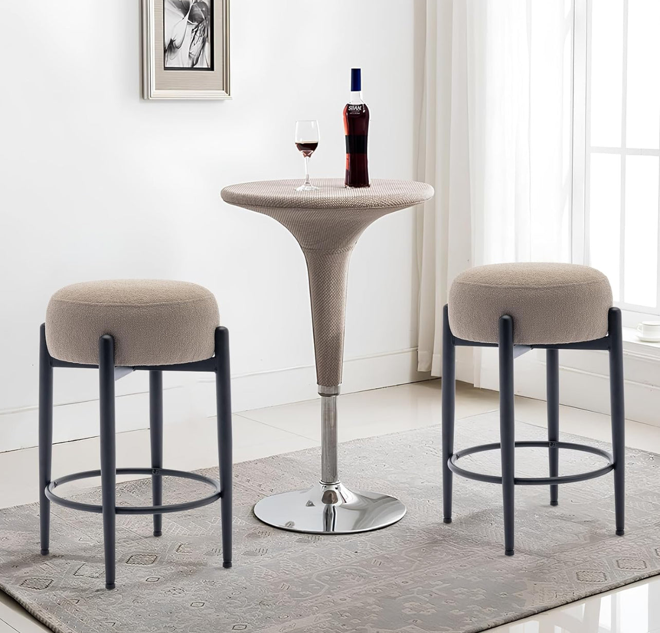 Counter Height Stools Set of Two, Modern Brand: COLAMY