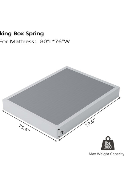 King Boxspring High Profile 9” Metal Brand: Hobinche