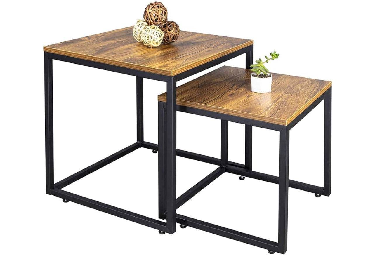 Two Nesting Tables Side Table Coffee Table