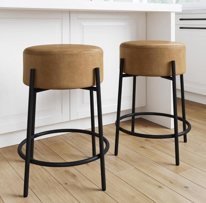 Stool set of Two, Nathan James Modern