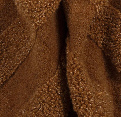 Cozy Bubble Knit Striped Throw Blanket, Tan- Threshold