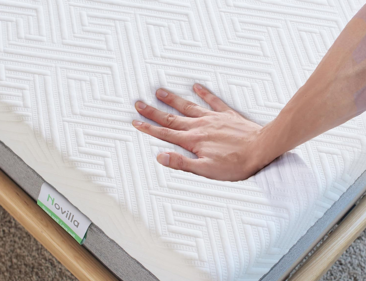 Twin XL, 8-Inch Gel Memory Foam Mattress for Pressure Relief, Enhanced Support