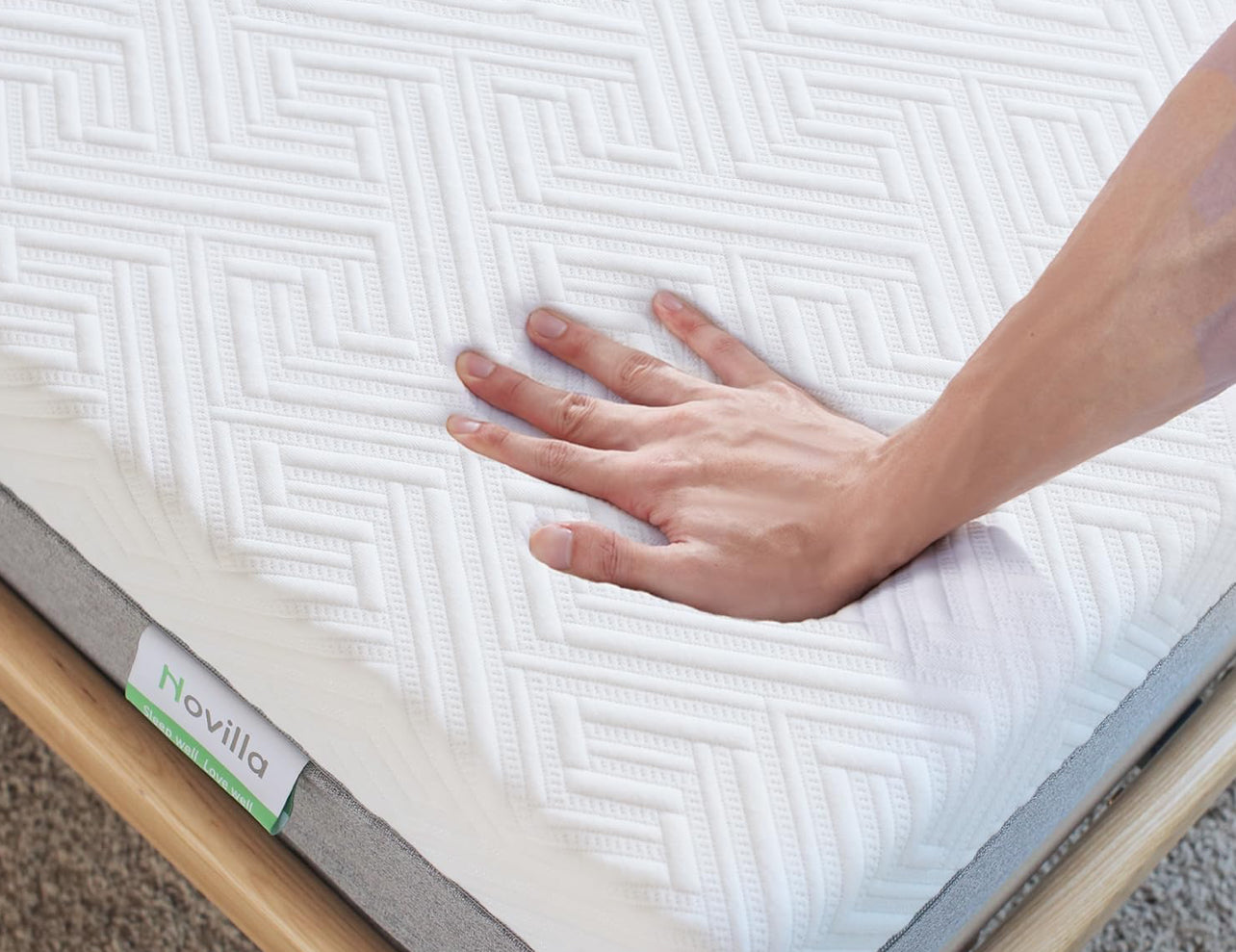 Twin 6’ Novilla Gel Memory Foam Mattress