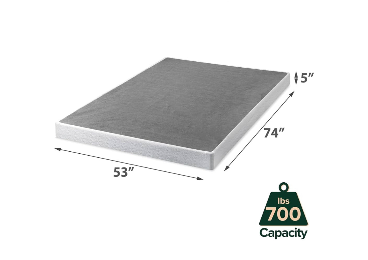 Full Size 5” Low profile metal boxspring by Zinus