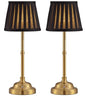 KDG Cordless LED Table Lamp Set of 2, Black & Gold