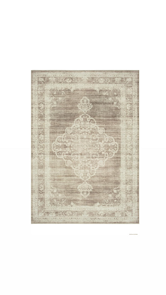 9 x 12 Aelenmu Area Rug, Beige